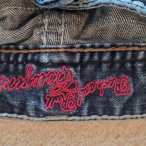 ROCK & ROLL  COWGIRL JEANS. sz 30x32. Mid rise. Boot cut - Picture 3 of 7